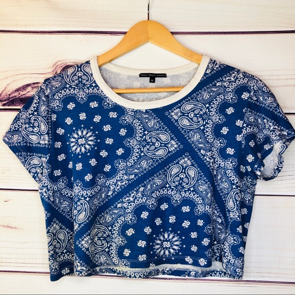 Urban Outfitters Tops - Paisley Crop Top UO by Truly Madly Deeply